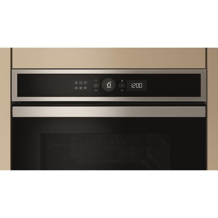Forno da incasso - WHIRLPOOL - WOI4IS8PM0XAF - 73 L - Pulizia pirolitica - Acciaio inox - Classe energetica A+