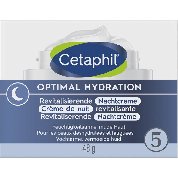 Cetaphil Optimal Hydration revitalizáló éjszakai krém<br>48g