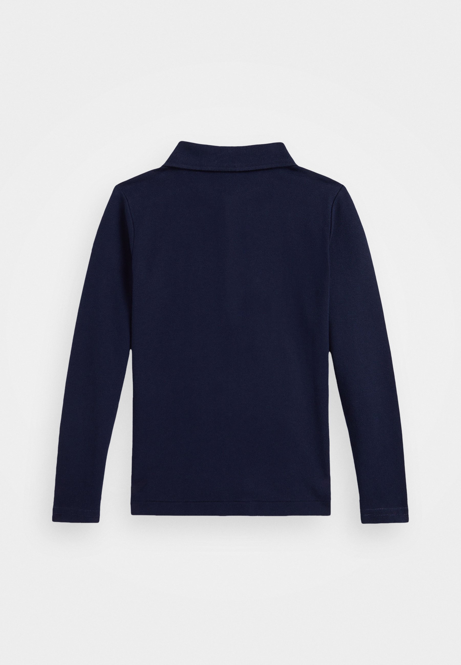 Polo Ralph Lauren MESH POLOSHIRT MET LANGE MOUWEN - Top met lange mouwen - verfijnd marineblauw/wit
