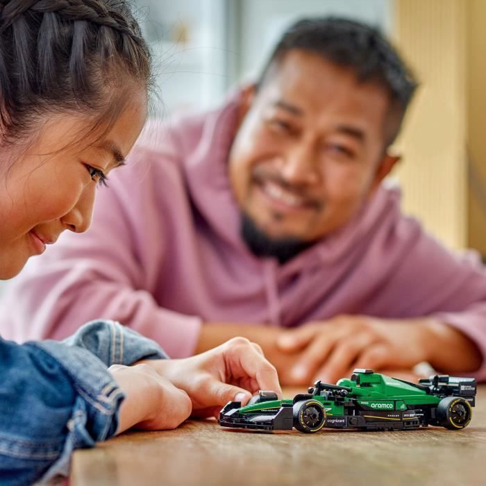 LEGO Speed Champions 77245 Aston Martin Aramco AMR24 F1 Car - Giocattolo per bambini di 10 anni