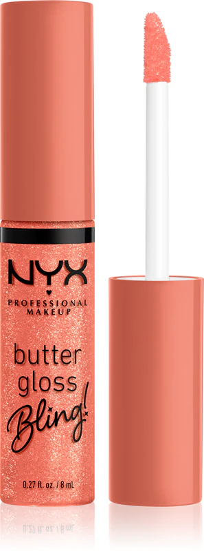 NYX Professional Makeup Butter Gloss Bling lipgloss met glinsterende deeltjes