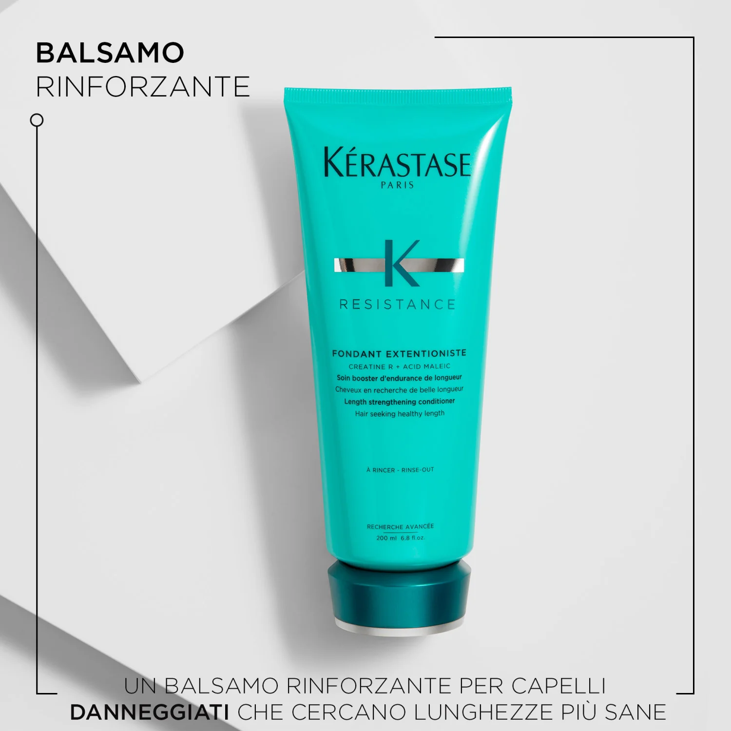 Résistance Fondant Extentioniste - Balsamo Riparatore Capelli, Balsamo Nutriente Capelli