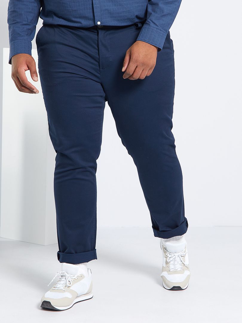 Calça chino slim L30 - azul