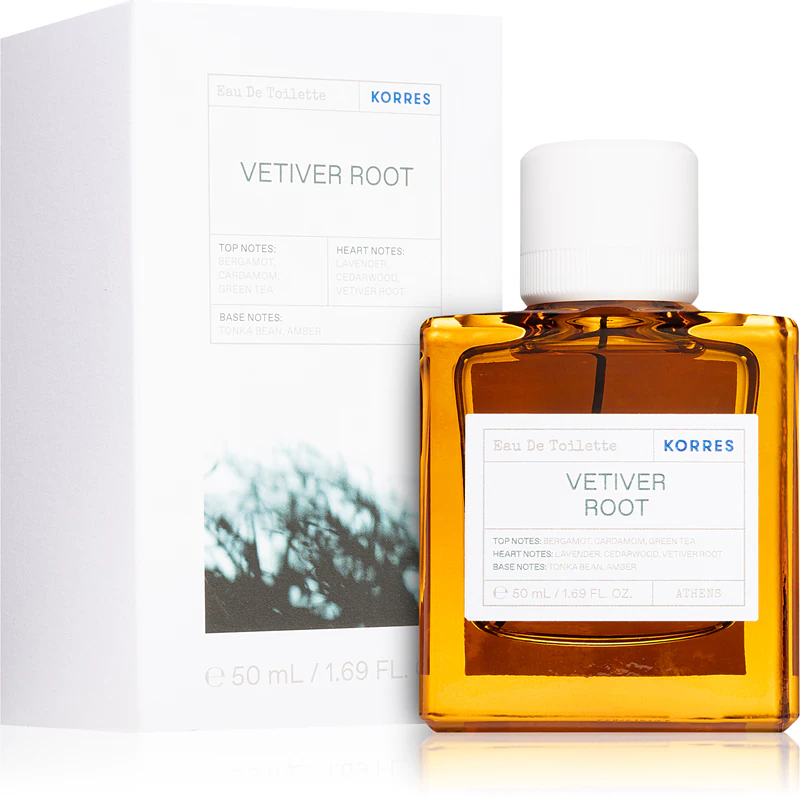 Korres Raiz de Vetiver Eau de Toilette para homens