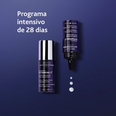 Esthederm Intensive Vitamin C2 Dual Concentrate Anti-rynke Booster Serum med vitamin C og anti-mørke flekker 10 ml