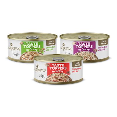 Applaws Geschmacks-Toppings, gemischte Packung, 8 x 156 g