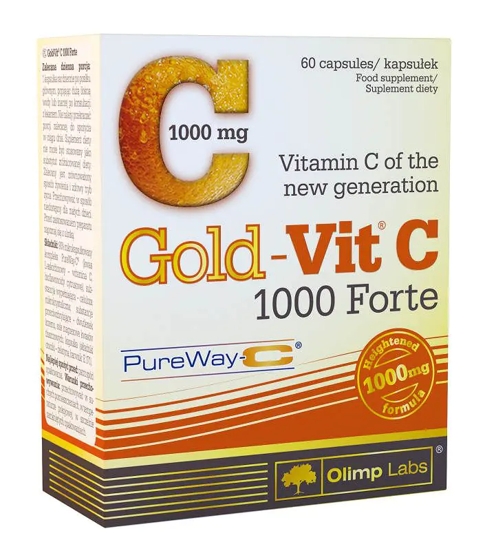 Olimp Gold-Vit C Forte 1000 mg, Suplement diety z witaminą C, Kapsułki