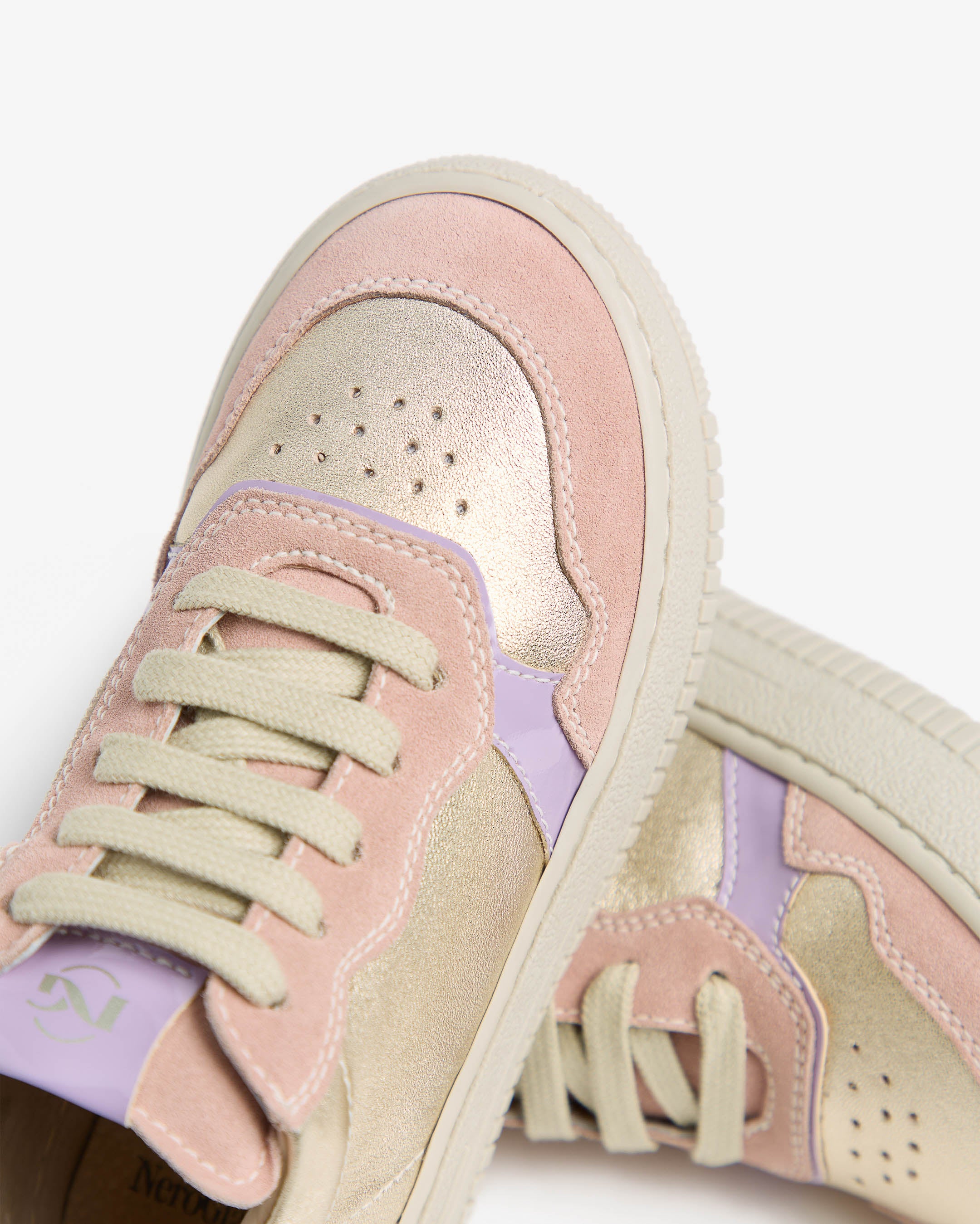  Junior-Sneaker für Mädchen aus Leder, Wildleder und Funktionsmaterial