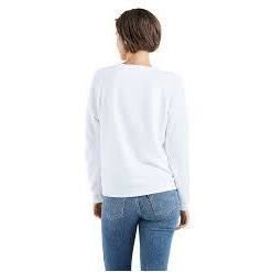 Pull sans capuche Levi's sweat à capuche blanc femme Levi's Graphic Hoodie