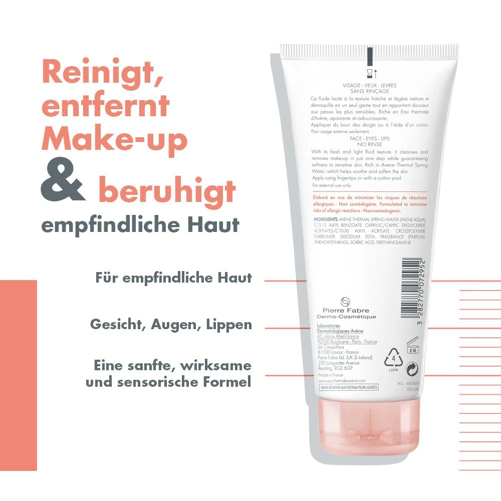 Avène Fluide démaquillant 3 en 1