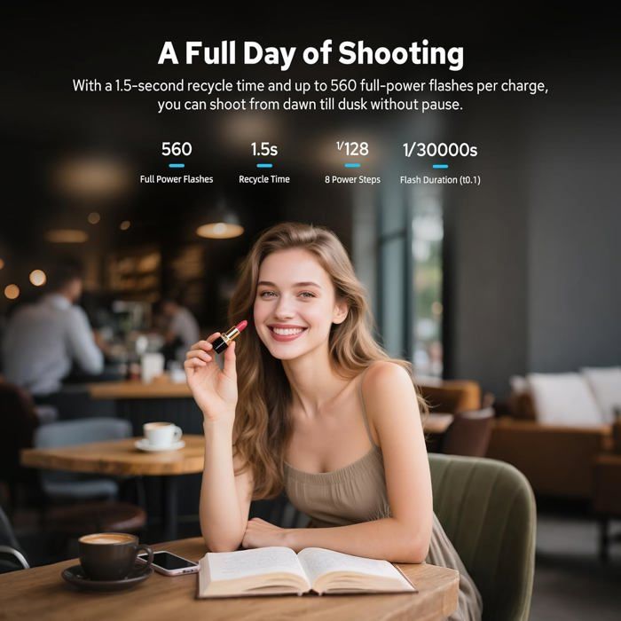 Flash Mini TTL - UNDERSCORE - Godox iT30Pro-S - HSS 1/8000s - Écran Tactile - 560 Flashes