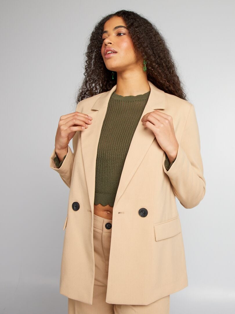 Blazer oversized - BEGE