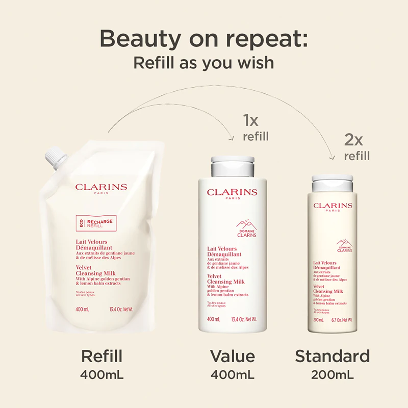 Leite de Limpeza Aveludado Clarins - Leite de limpeza suave