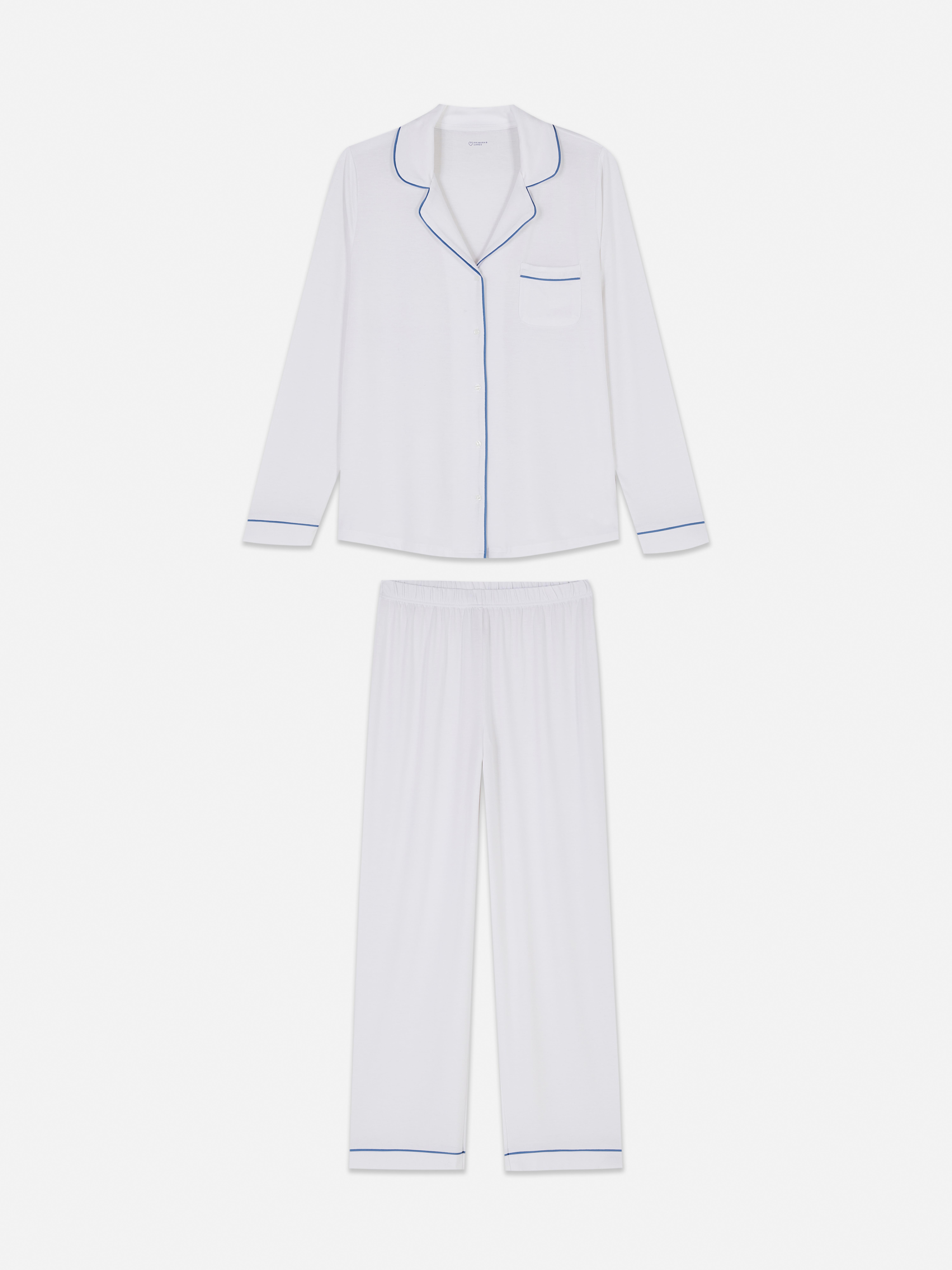 Pijama lungă boyfriend. Set elegant format din jachetă și pantaloni de pijama pentru colecția ta de seară.