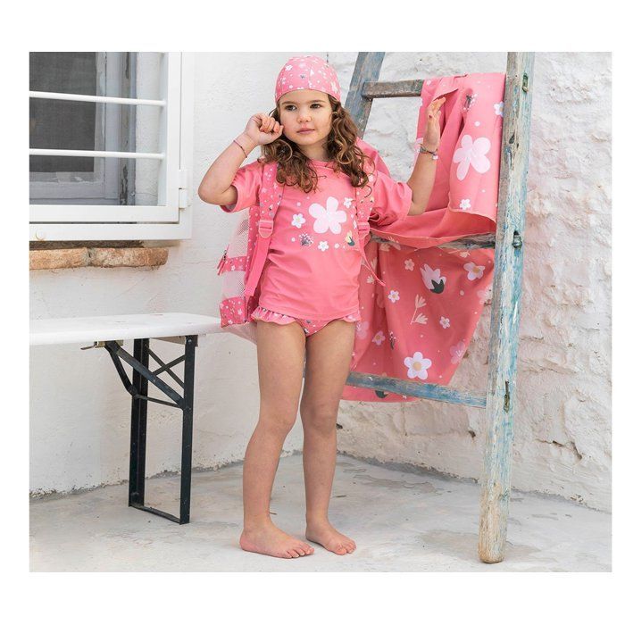 Monnëka Unisex Kinderzwemmuts met Bloemen