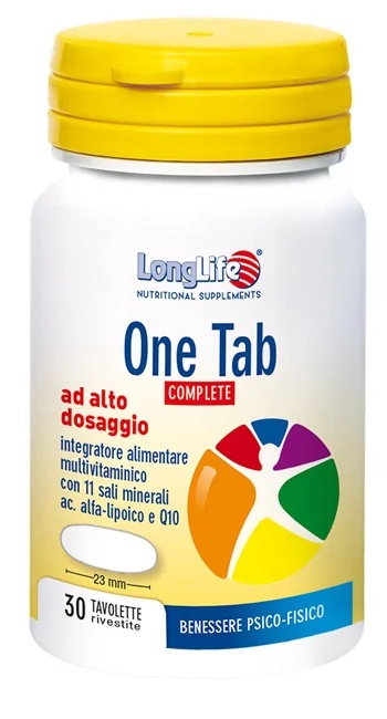 LONG LIFE LongLife One Tab, complément multivitaminé complet, 30 comprimés
