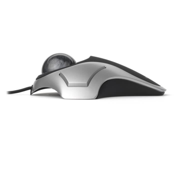 Kensington bedrade ergonomische trackballmuis voor pc en Mac, geschikt voor zowel links- als rechtshandigen, grijs