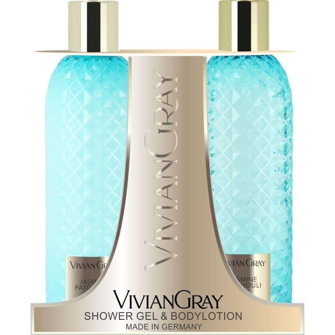 Вивијан Греј сет за негу тела са јасмином и пачулијем – 600 мл