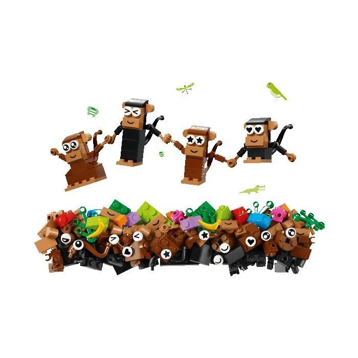 LEGO Classic 11031 Creatieve Aap Leuk Cadeau Speelgoed Verzamelobjecten 5+
