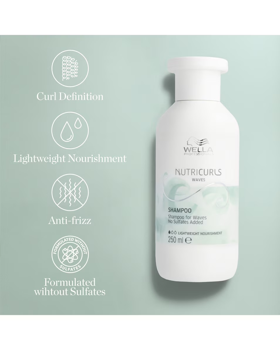 Σαμπουάν WELLA PROFESSIONALS Nutricurls για κυματιστά μαλλιά