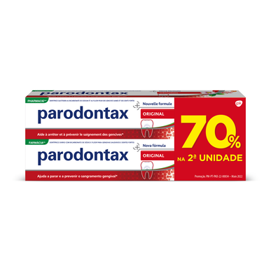Parodontax Pasta de Dentes Parodontax Original      2 x 75 ml 2 x 75 ml