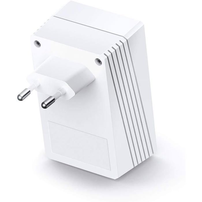 Adattatore Powerline TL-WPA4220 con Wi-Fi a 600 Mbps, 300 Mbps e 2 porte Fast Ethernet: estendi la tua connessione internet a ogni stanza della casa.