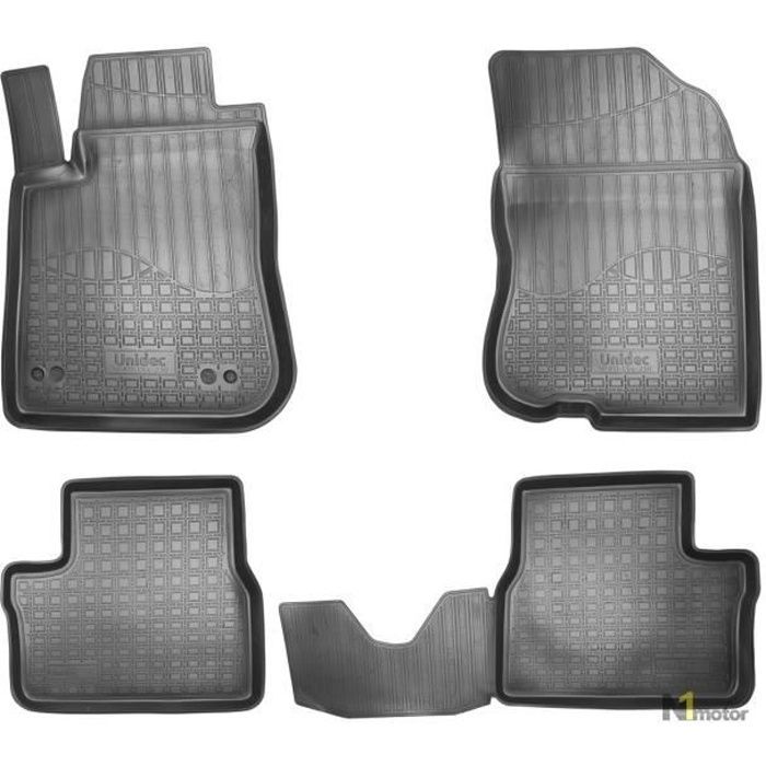 Tapis De Sol En Caoutchouc TPE - NORM Liners - Peugeot 2008 - Antidérapant - Résistant - Toutes Saisons