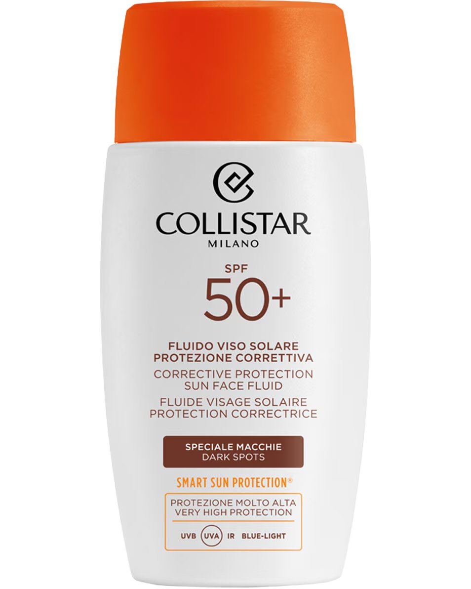 COLLISTAR Suncare Korekčný ochranný opaľovací fluid proti tmavým škvrnám SPF50