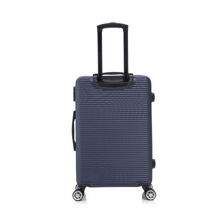 Valigia da cabina 55x35x25cm | Valigia da weekend CELIMS | ABS | Lucchetto | 4 ruote a 360° | Blu navy