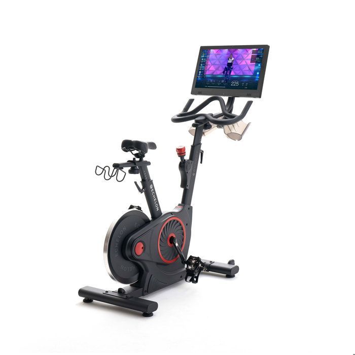 Cyclette - ECHELON - EX5S - Schermo HD da 22 pollici - 32 livelli di resistenza - Comfort ottimale