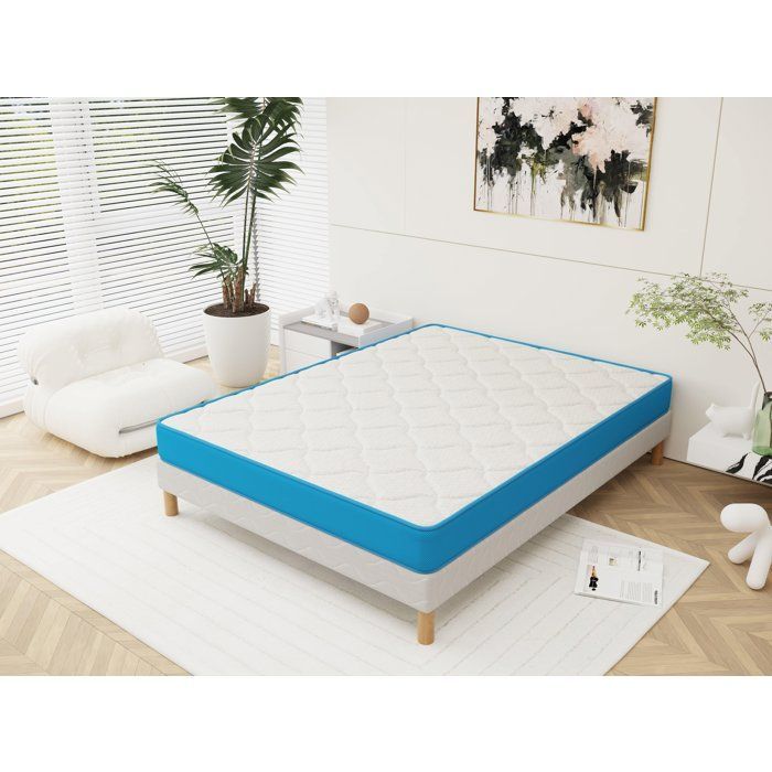 Fresh Memory Bed Base + Mattress Set 160x200 cm – Height 15 cm