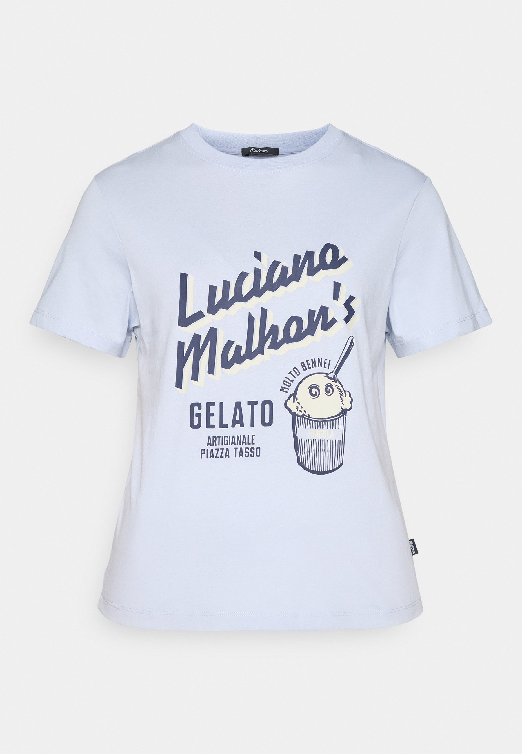 Malbon GELATO T-Shirt - Bedrucktes T-Shirt - blau