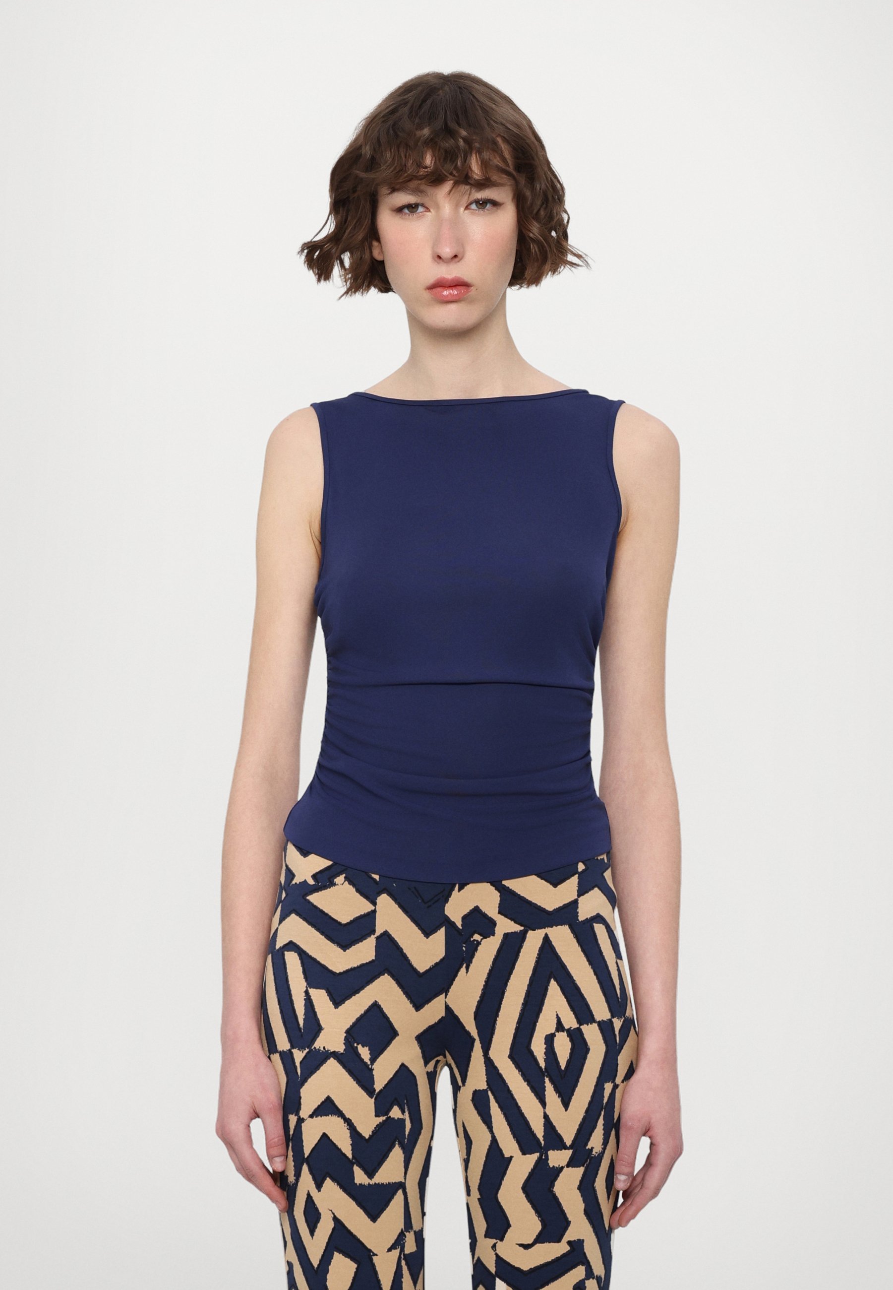 Diane von Furstenberg CLICK TANK - Top - tmavě modrá