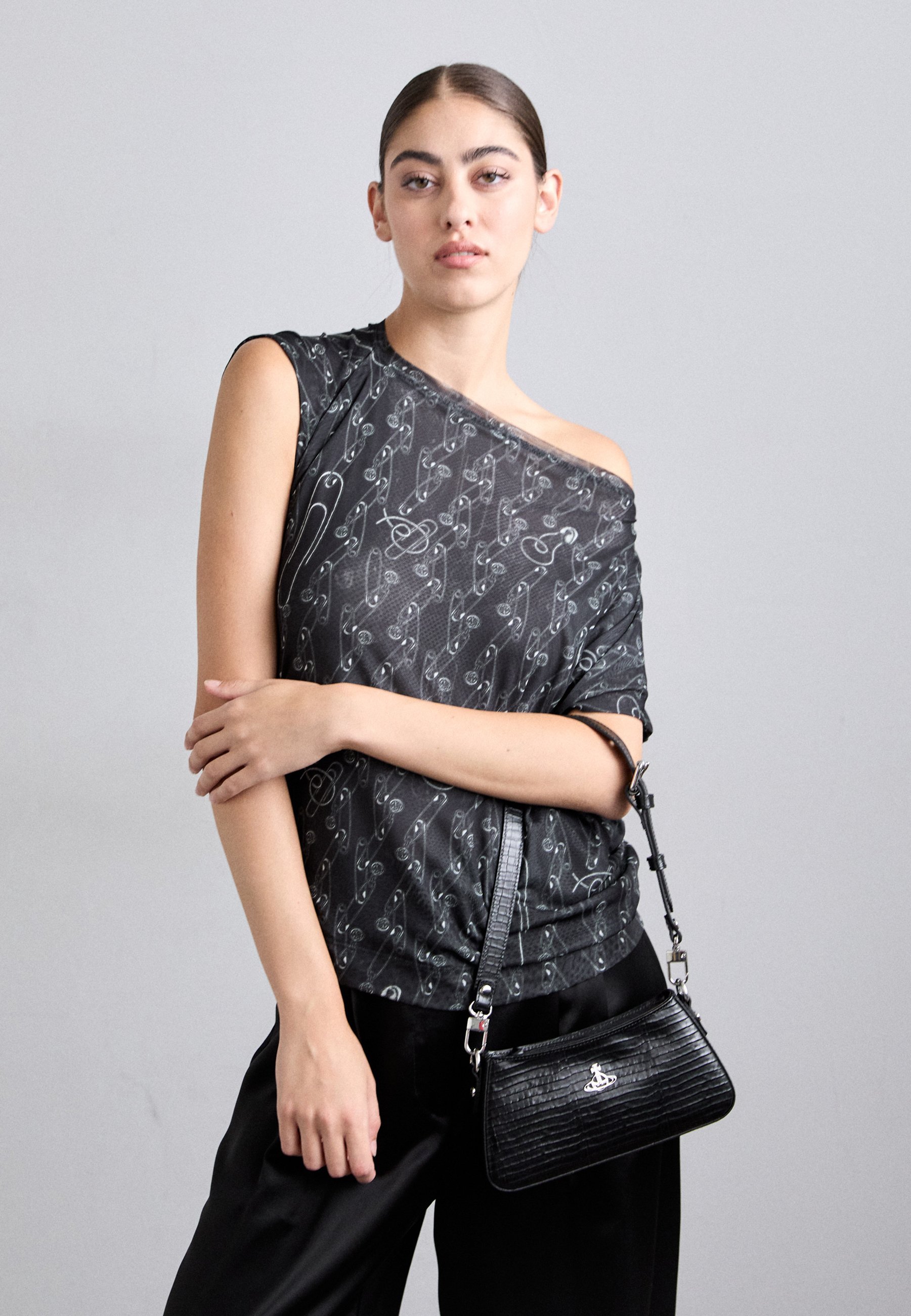 Borsa a tracolla per cellulare TASHA di Vivienne Westwood - Borsa a mano - nera