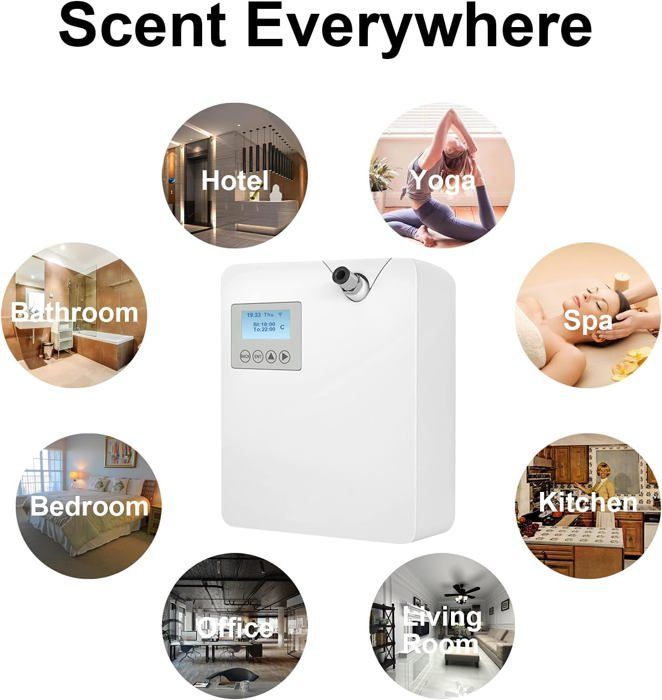 Diffusore di aromi senza acqua per la casa, diffusore di profumo professionale intelligente da 300 ml