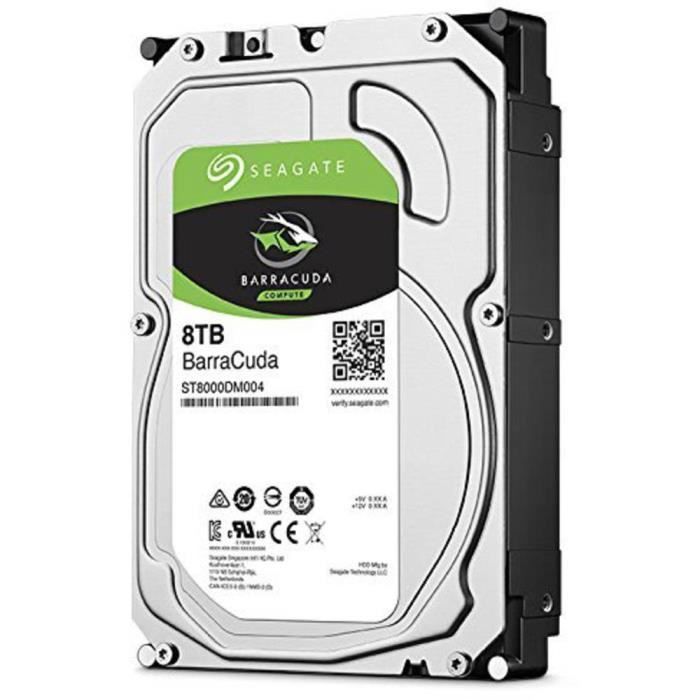 8 TB BarraCuda® Bulk SATA III internal hard drive - SEAGATE - ST8000DM004 - 3.5