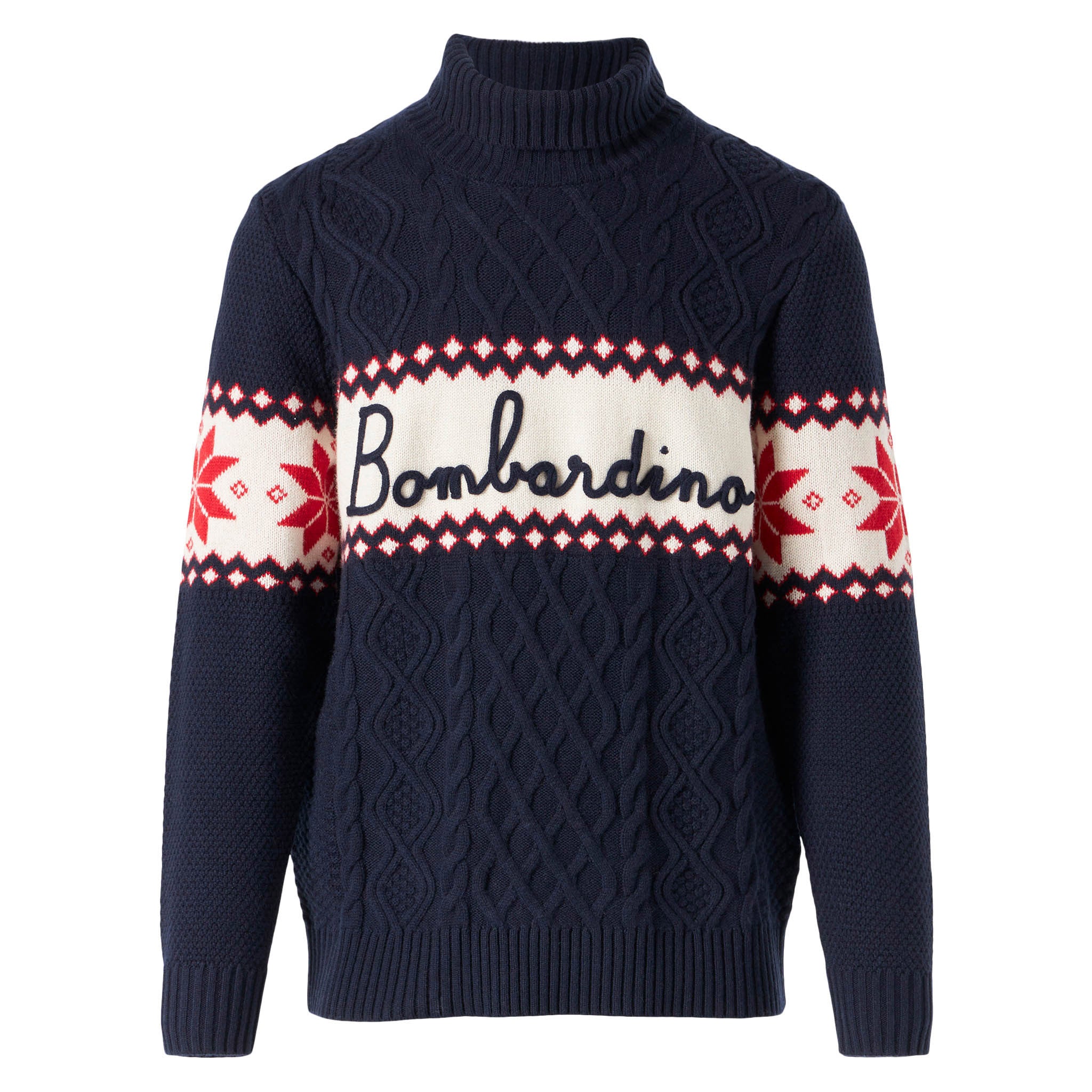 Jersey de cuello alto con la inscripción Bombardino