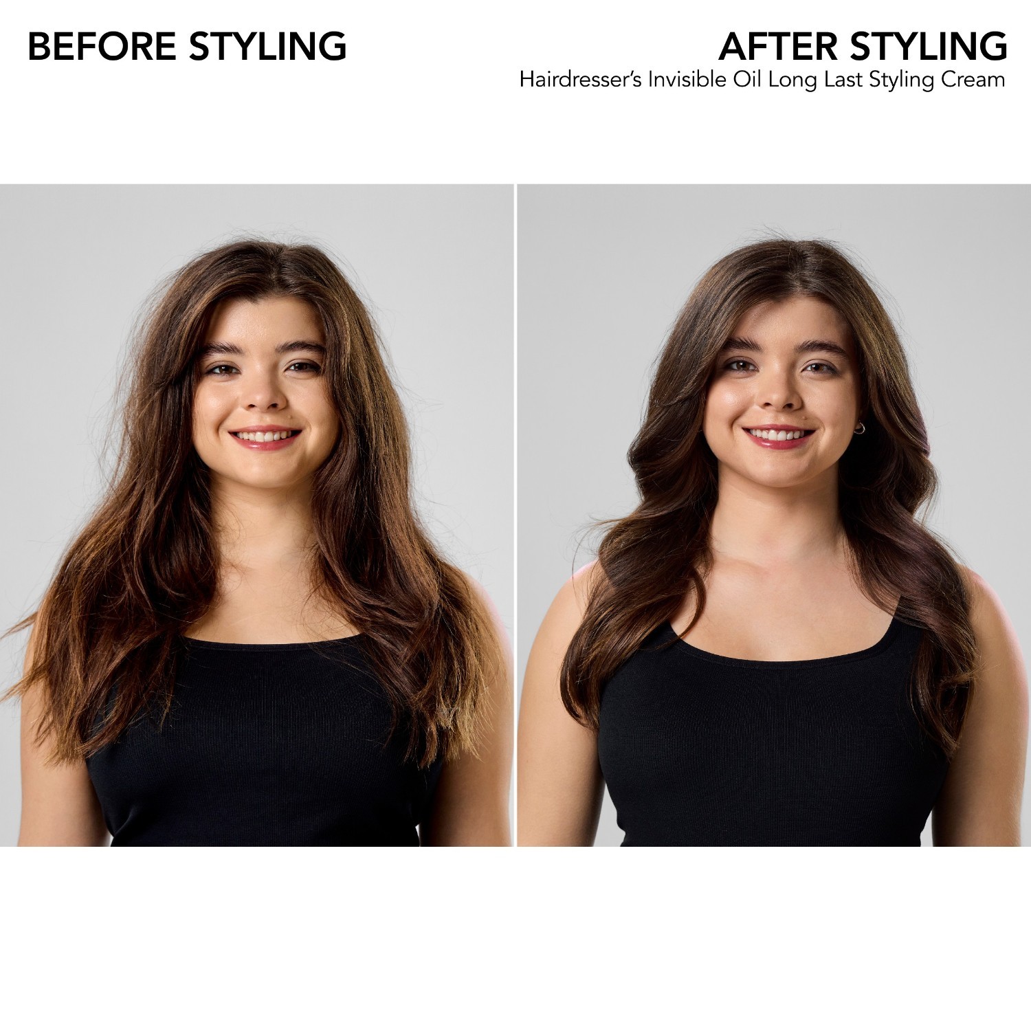 Čmrljaj in čmrljaj. Krema za lase Hairdressers' Invisible Oil Long Last Styling Cream - 200 ml