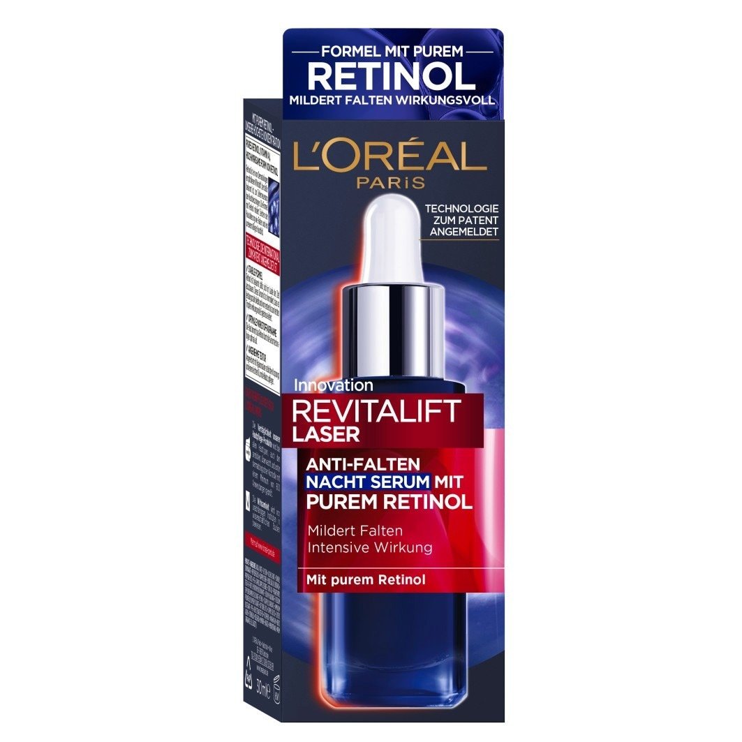 L'Oréal Paris pretnovecošanās serums Revitalift Laser Retinol nakts serums - 30 ml