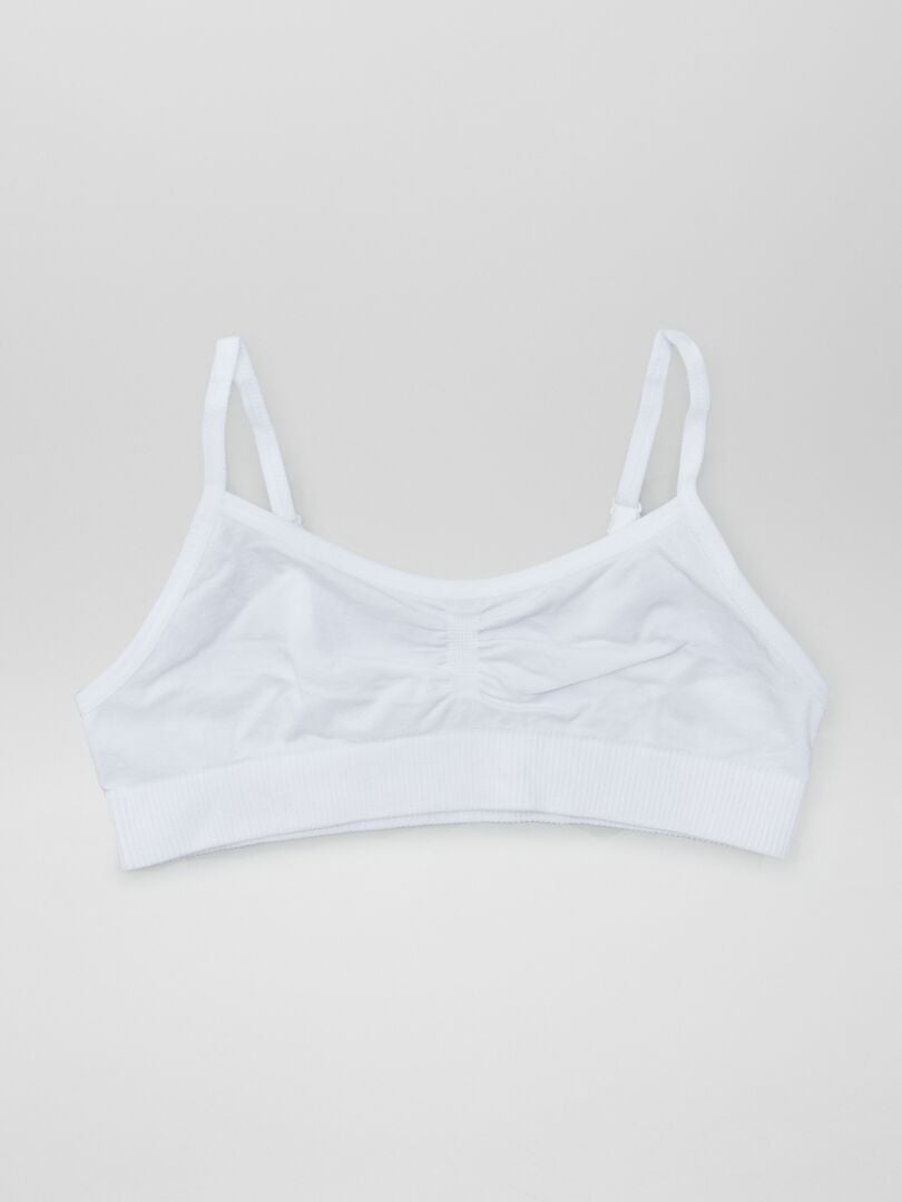 Set van 2 jersey sportbeha's - BLAUW