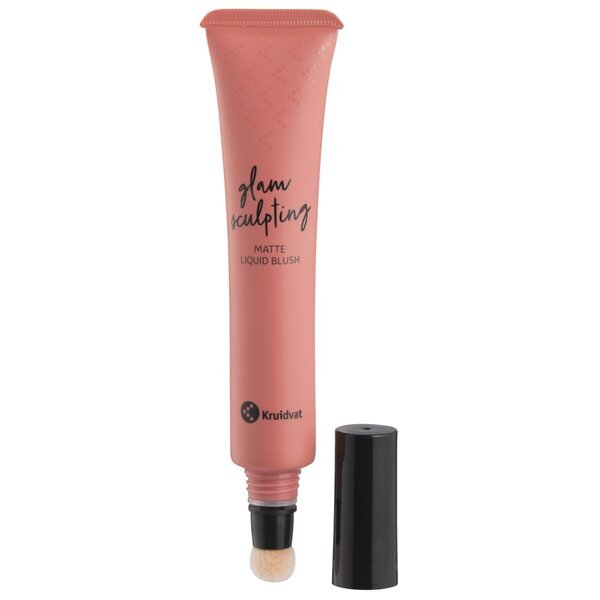 Kruidvat Glam Sculpting 020 Coral Reef matēts šķidrais vaigu sārtums<br>15ml
