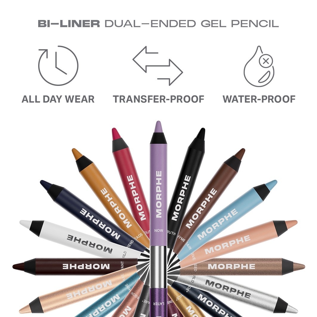 Obojstranná gélová ceruzka na oči Morphe Bi-Liner - 0,5 g