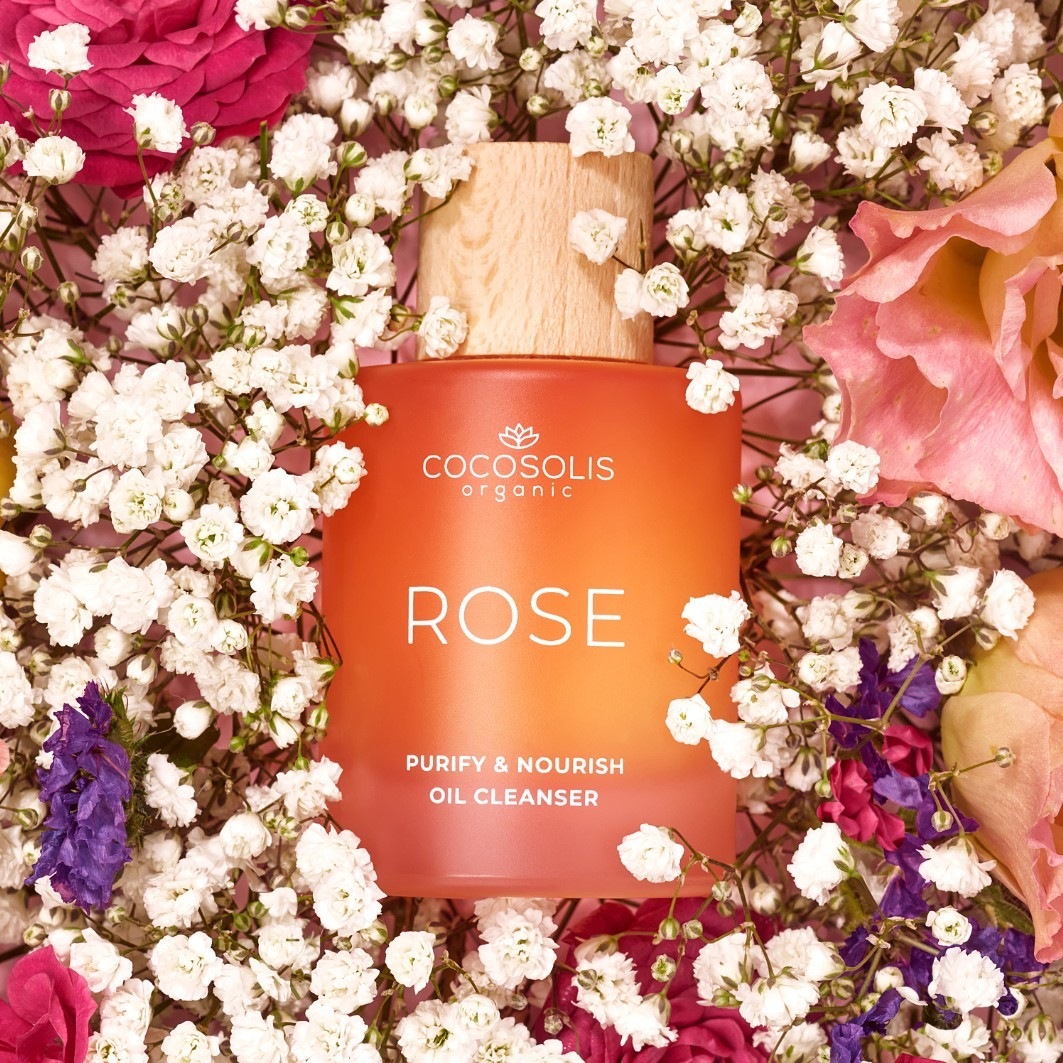 Cocosolis Huile nettoyante nourrissante à la rose