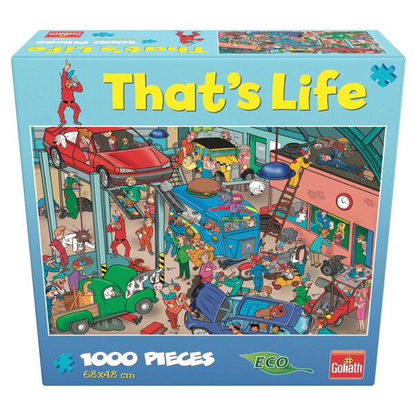 Puzzle Goliath That's Life z garáže<br>1000 dílků