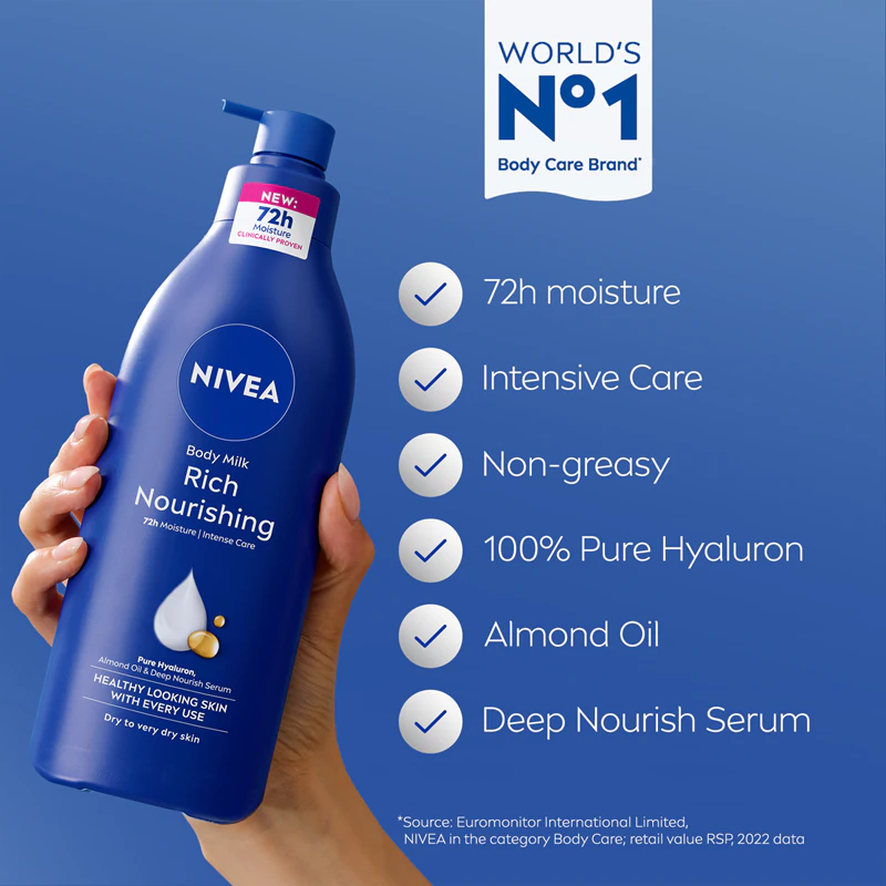 NIVEA Body Milk voedende bodylotion