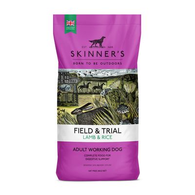 Cibo secco per cani adulti Skinner's Field & Trial con agnello e riso