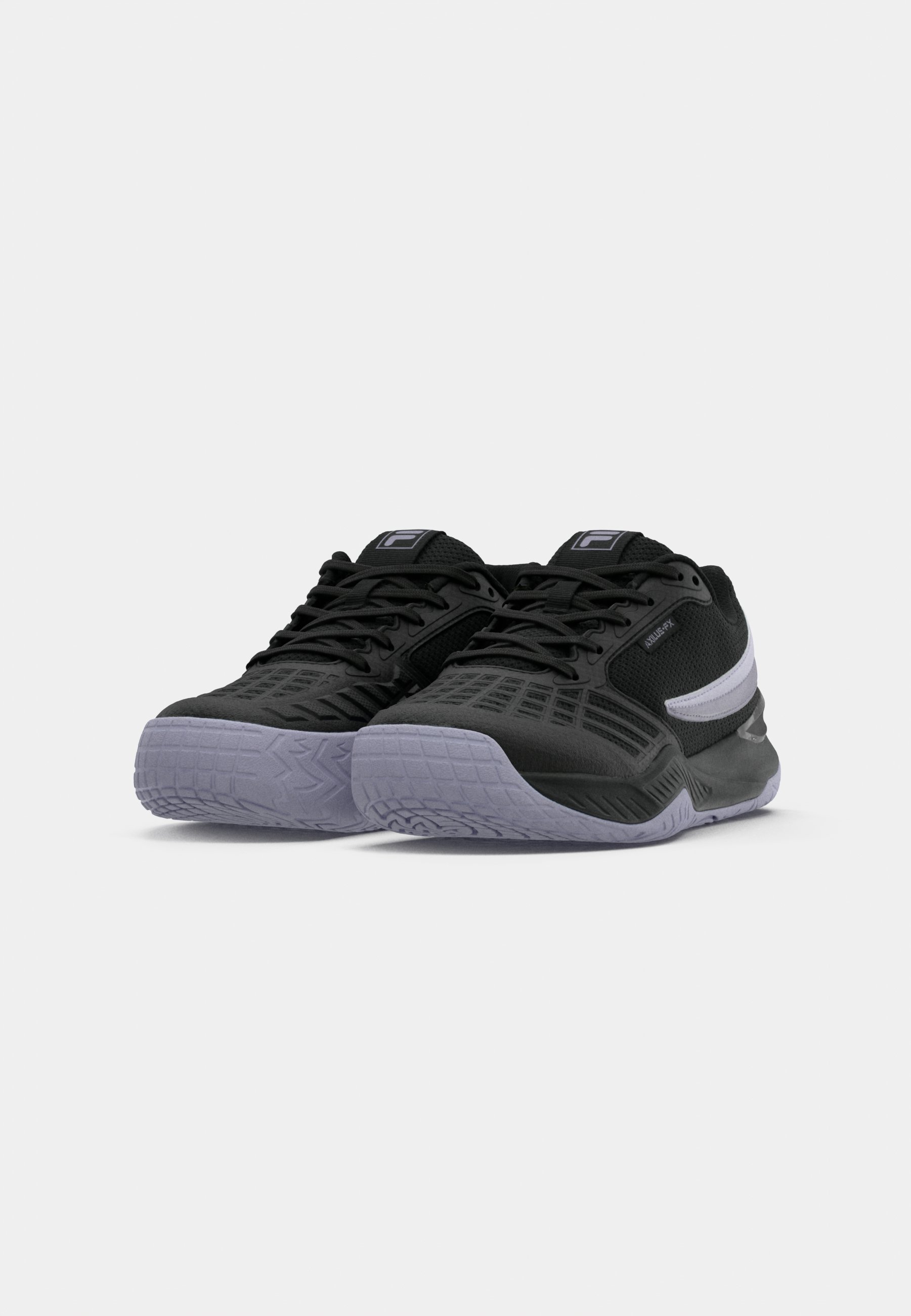 Fila AXILUS FX - Multicourt tennisschoenen - zwart/lavendelgrijs