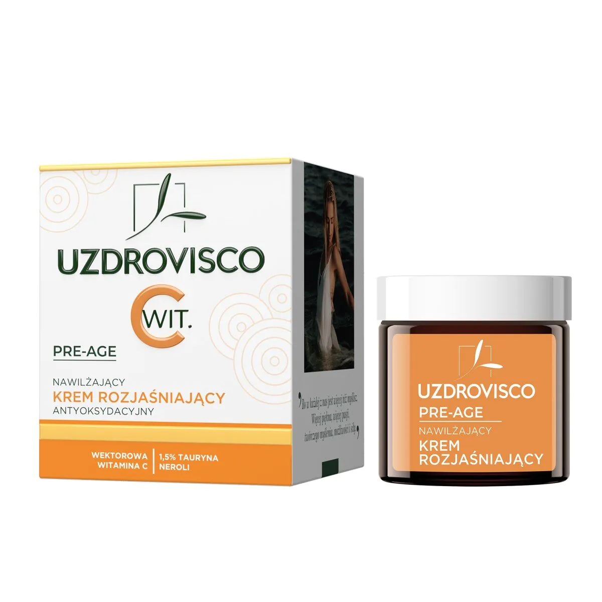 Uzdrovisco Pre-Age - Nawilżający krem rozjaśniający antyoksydacyjny 50ml