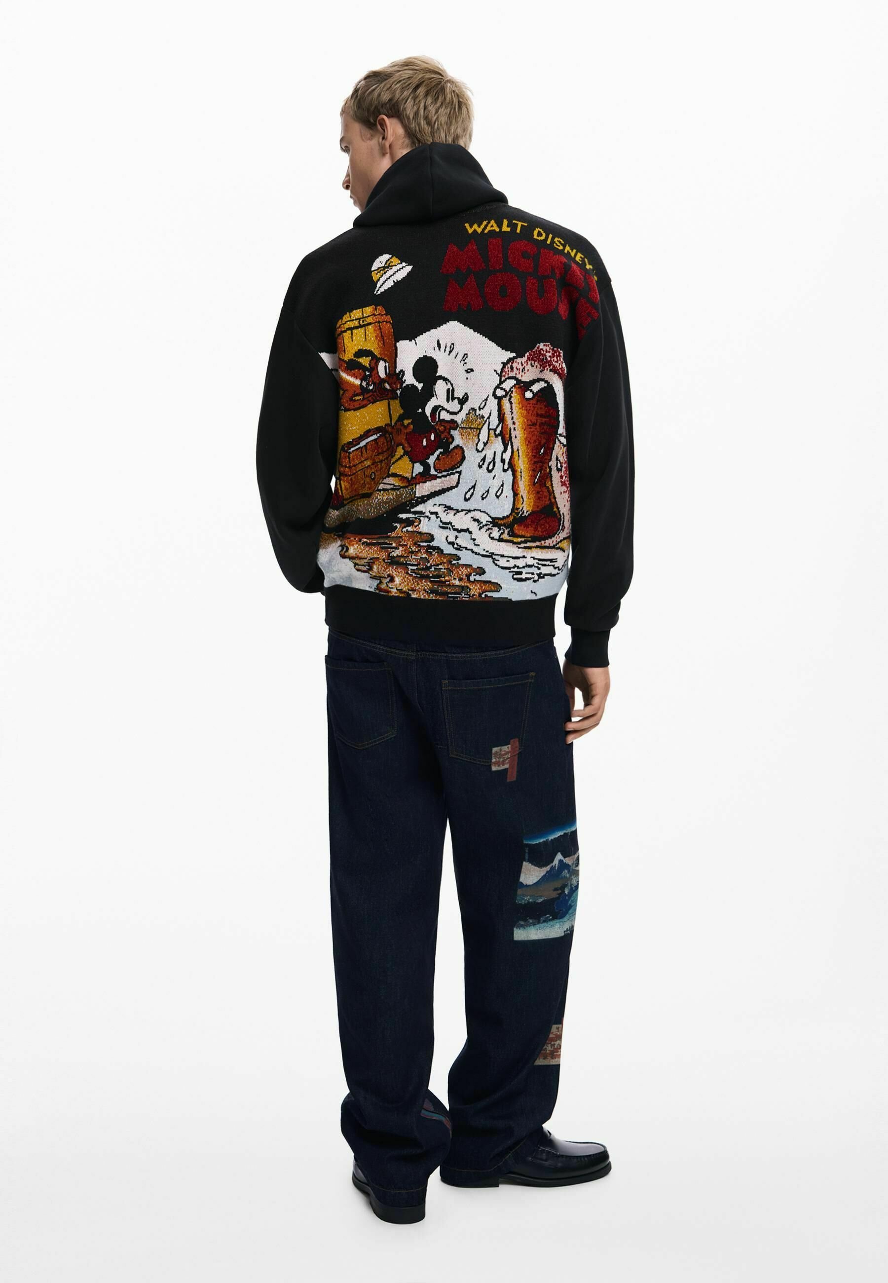 Desigual MICKEY MOUSE™ - Felpa con zip - nera