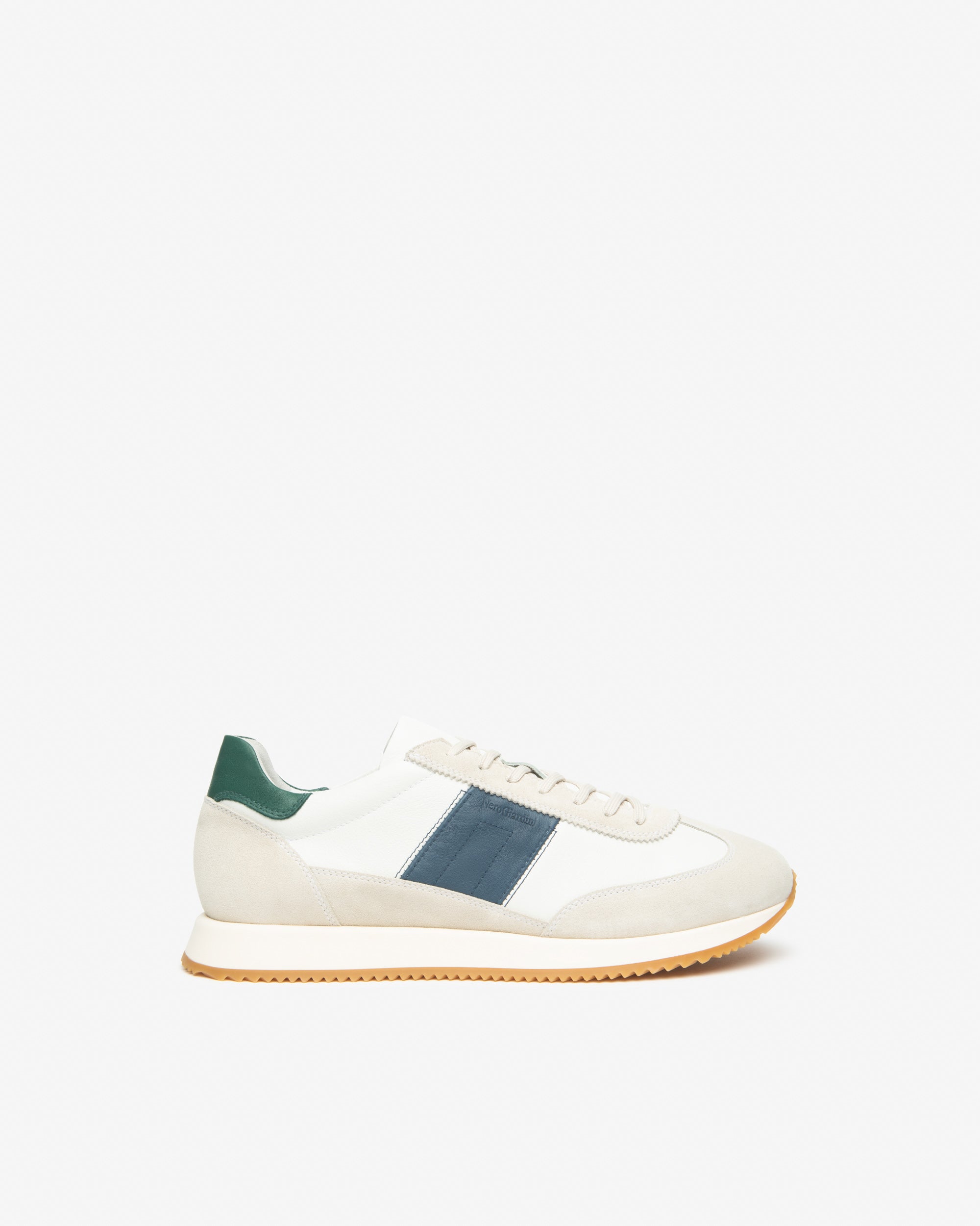 Herren-Sneaker aus Leder und Wildleder